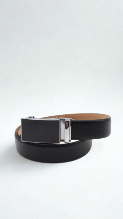 Curele - Curea piele naturală neagră AUTOMATA