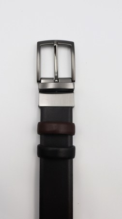 Curea piele naturală negru-maro REVERSIBILA [7]