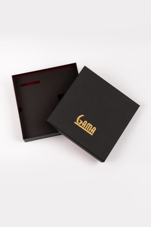 Cutii cadou - Cutie Cadou Premium GAMA - Negru cu Interior Roșu