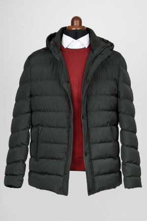 Geaca barbati slim fit verde [0]