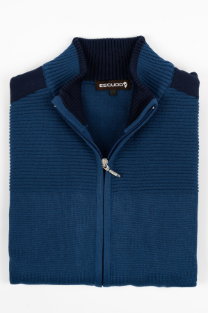 Jacheta cu fermoar barbati slim fit jeans [2]