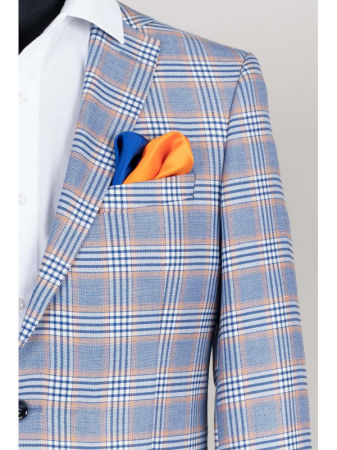 Sacou slim bleu caro [1]