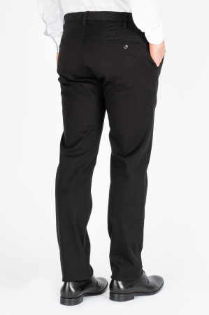 Pantaloni barbati chino regular negri [1]