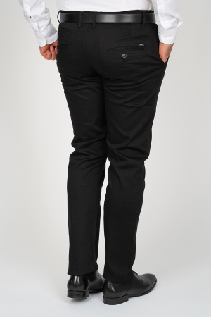 Pantaloni barbati chino negri slim [1]