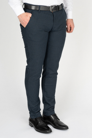 Imbracaminte Barbati - Pantaloni barbati chino slim bleumarin