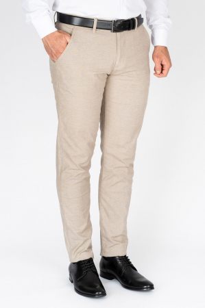 Imbracaminte Barbati - Pantaloni barbati chino slim crem