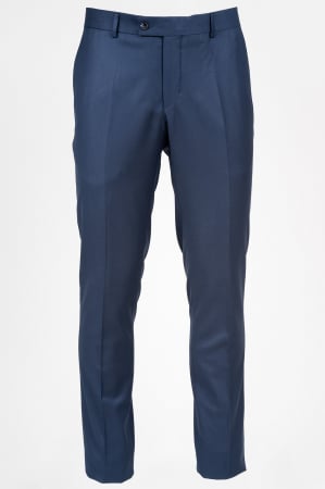 Pantaloni barbati stofa slim bleumarin [5]