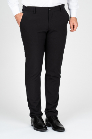 Imbracaminte Barbati - Pantaloni barbati slim negri Travel