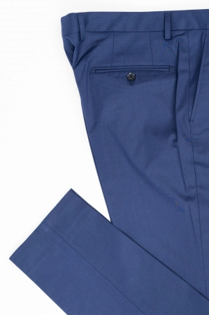 Pantaloni barbati stofa slim albastri [3]