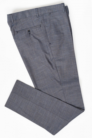 Pantaloni barbati stofa slim gri-pepit [1]