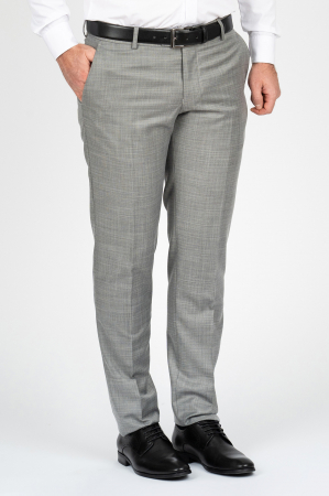 Imbracaminte Barbati - Pantaloni barbati stofa gri-petrol slim fit