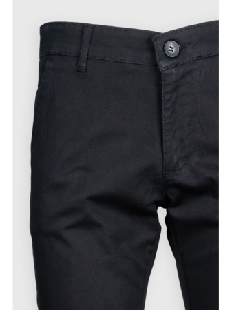 Pantaloni barbati chino slim negri [2]