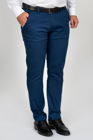 Imbracaminte Barbati - Pantaloni chino barbati slim fit albastru-inchis