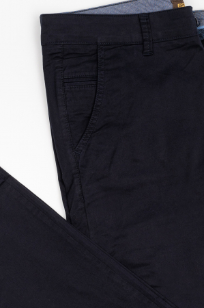 Pantaloni chino barbati slim fit navy [3]