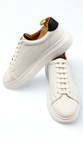 Pantofi Casual - Pantofi barbati casual albi CONFORT