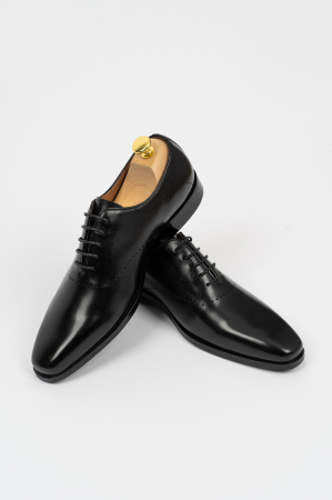 Pantofi barbati - Pantofi barbati eleganti negri piele