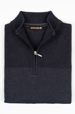 Pulover barbati regular fit navy [1]