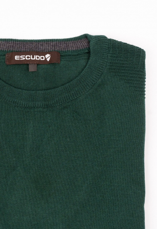 Pulover barbati regular fit verde [2]