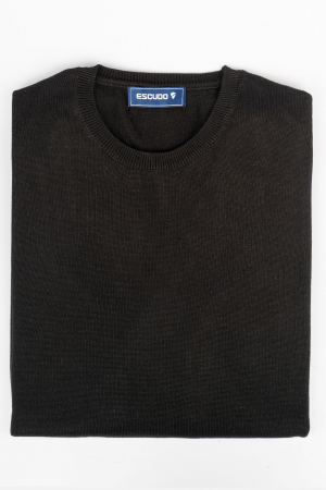 Pulover negru slim [1]