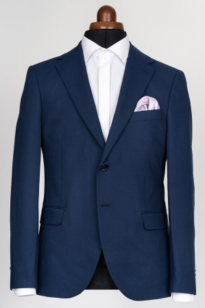 Imbracaminte Barbati - Sacou barbati bleumarin-pepit slim fit