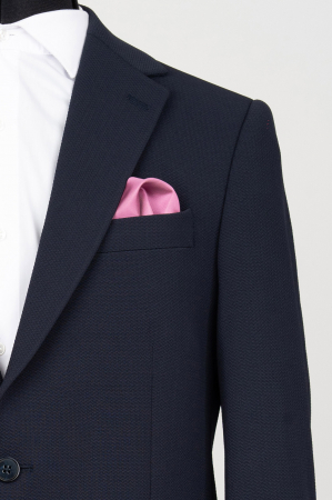 Sacou barbati slim fit bleumarin - structurat [1]