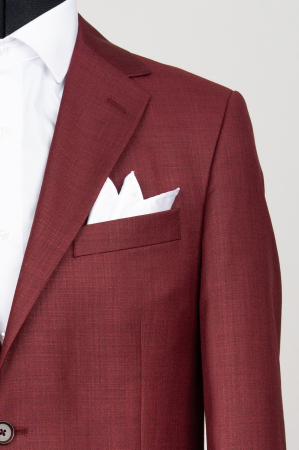 Sacou slim fit burgund-visiniu [1]