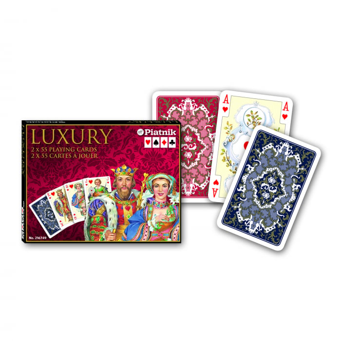 Carti de joc Luxury, Piatnik (Austria), 2 pachete in cutie de lux [1]