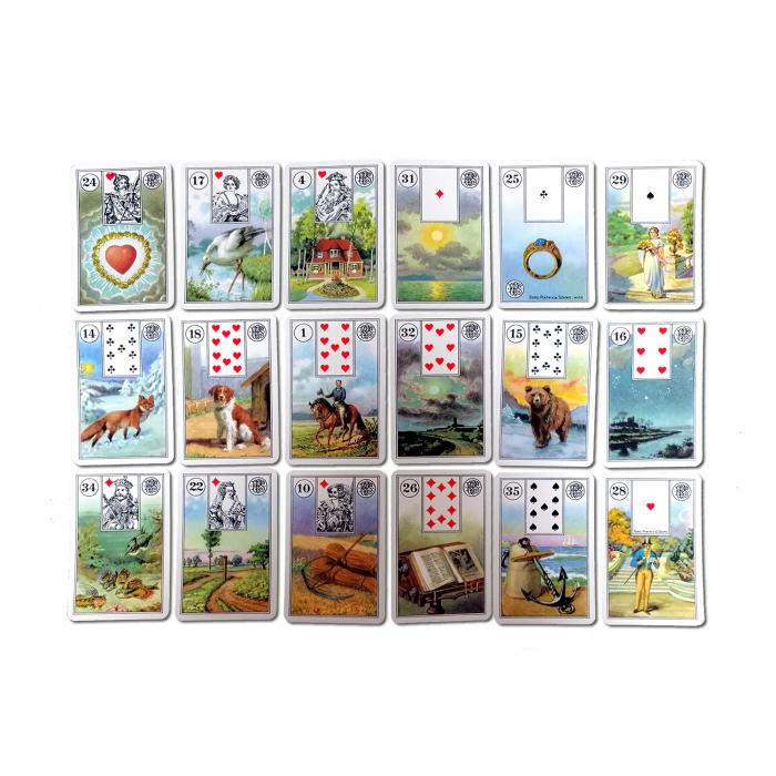 Carti de joc pentru cartomantie Piatnik "Jocul Destinului - Mademoiselle Lenormand" [2]