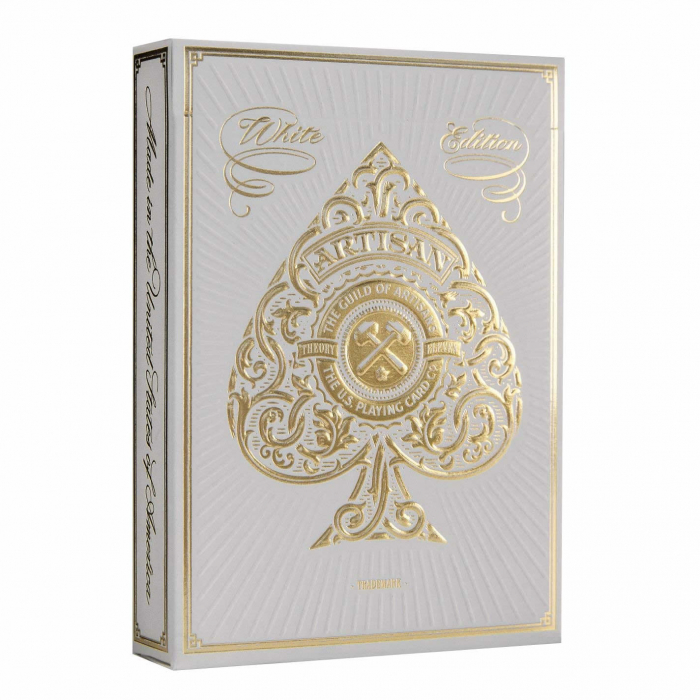 Carti de joc de lux Theory11 Artisan White [3]