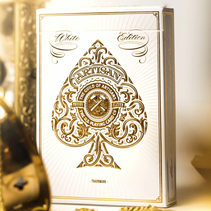 Carti de joc de lux Theory11 Artisan White [2]