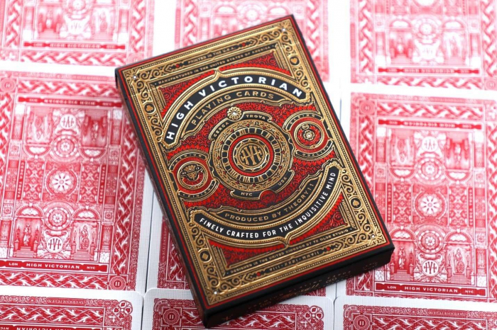 Carti de joc de lux Theory11 High Victorian Red [2]