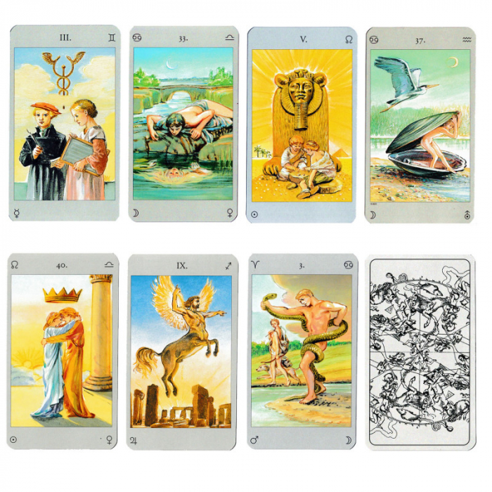 Carti de joc Piatnik, Astro Tarot, 78 de carti, produse in Austria [2]