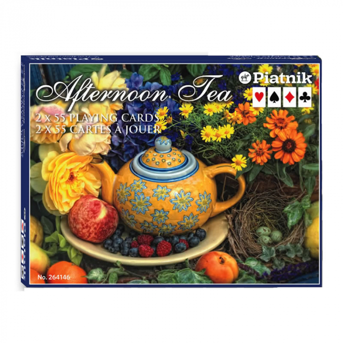 Carti de joc Piatnik (Austria), Afternoon Tea, 2 pachete in cutie de lux [2]