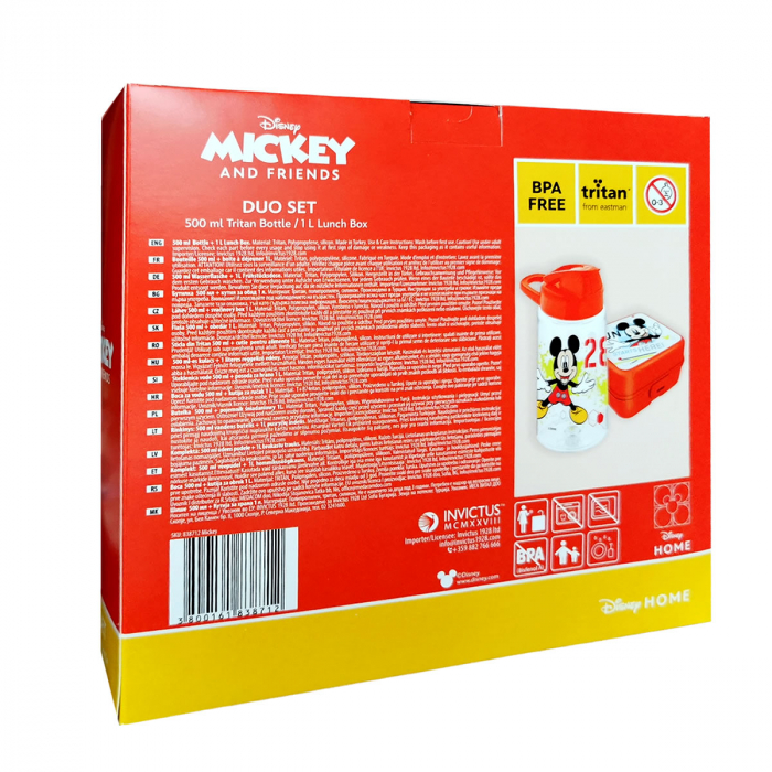 Duo Set Disney - cutie alimente si sticluta din Tritan [3]