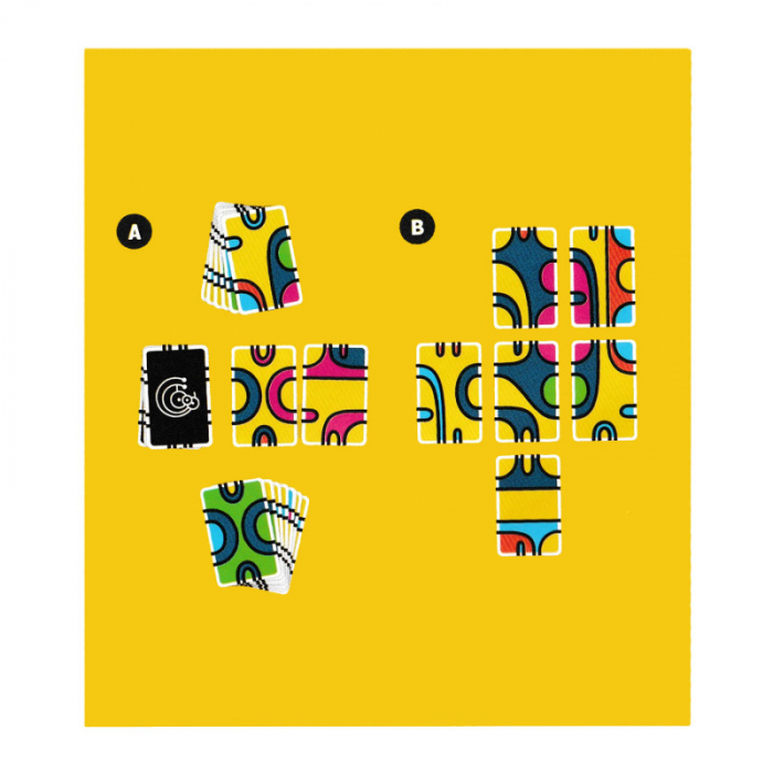 Joc de carti Color Addict Puzzle, pentru 2-6 jucatori cu varsta peste 7 ani [2]