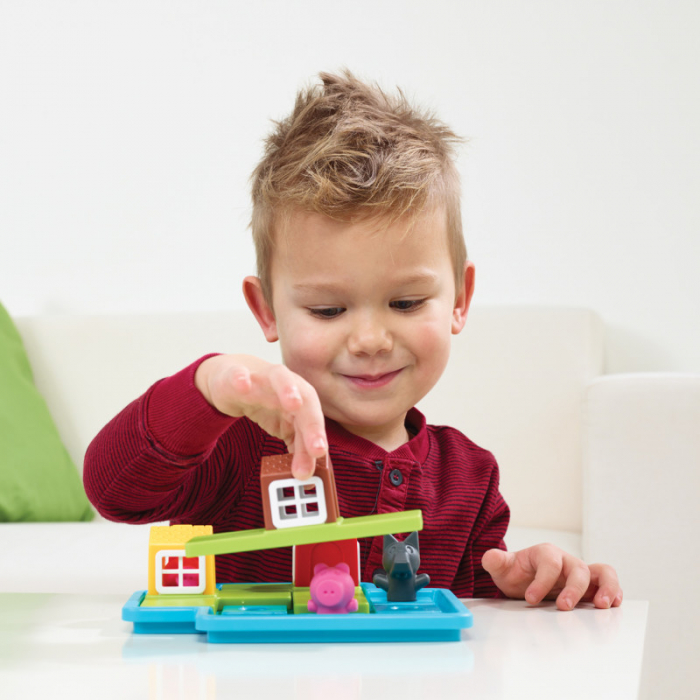 Joc logic SmartGames, Three Little Piggies, pentru jucatori intre 3 si 6 ani [2]