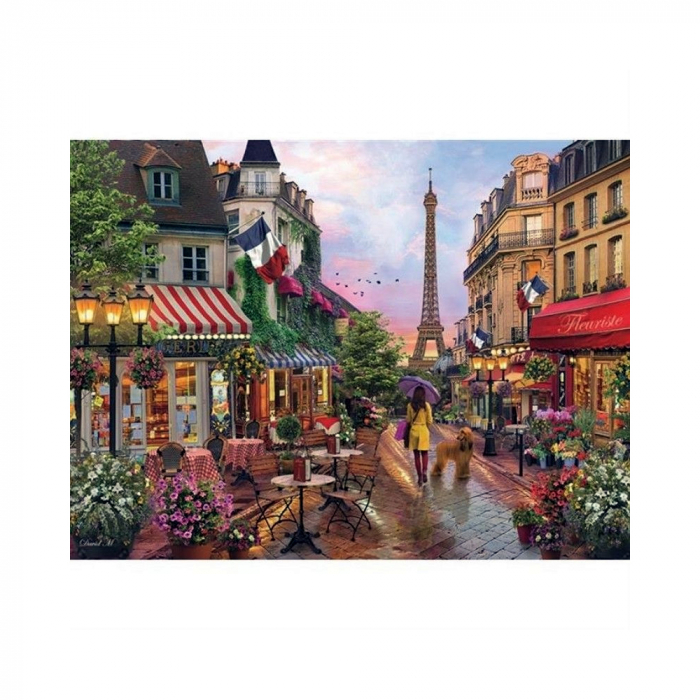 Puzzle Clementoni High Quality Collection "Flowers in Paris", 1000 piese, 69 x 50 cm, produs in Italia [2]