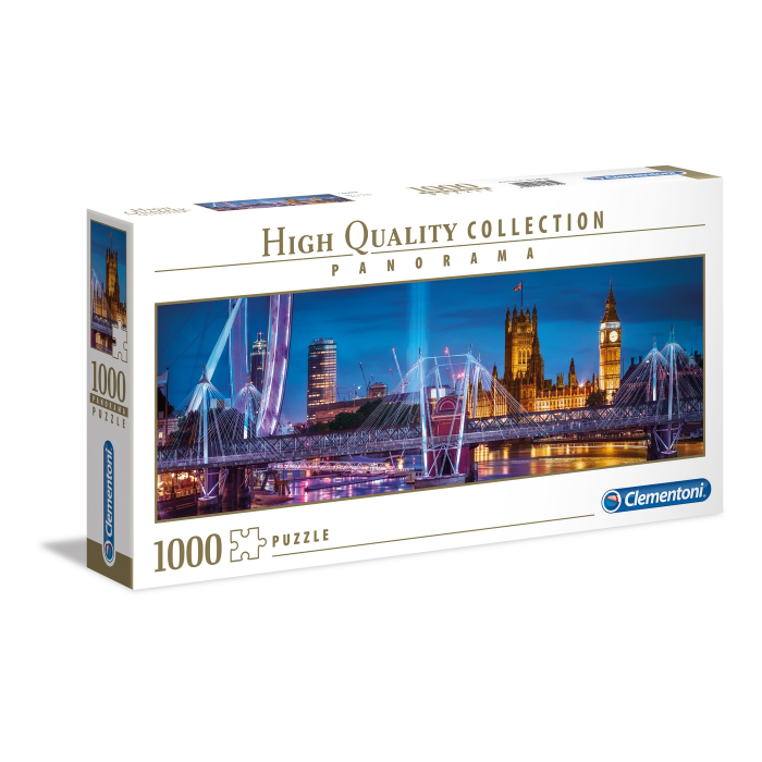 Puzzle Clementoni High Quality Collection "Londra", 1000 piese, panoramic, dimensiuni 98 x 33 cm [1]