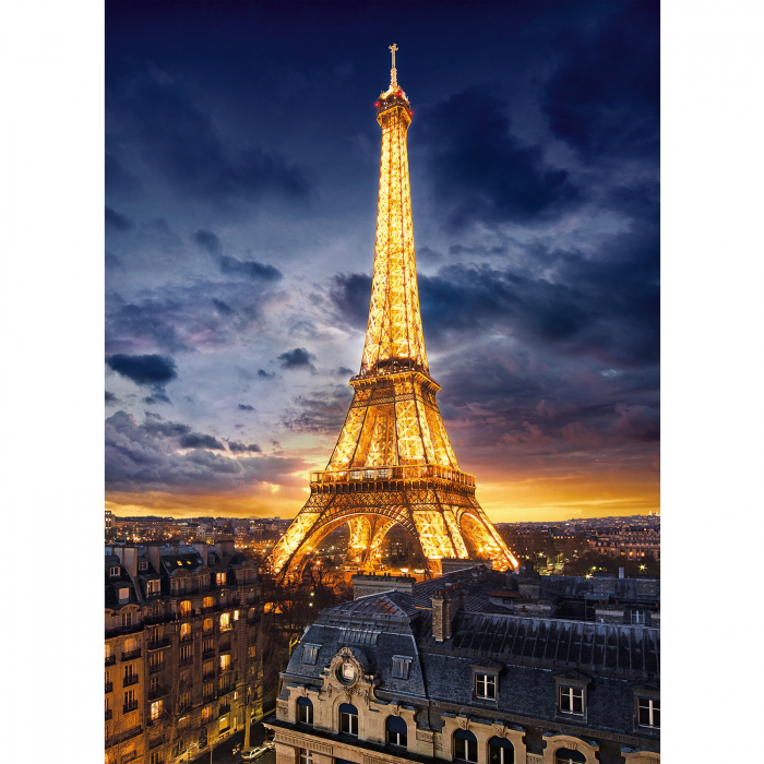 Puzzle Clementoni, High Quality Collection - Tour Eiffel, 1000 piese, dimensiuni 69 x 50 cm, produs in Italia [2]