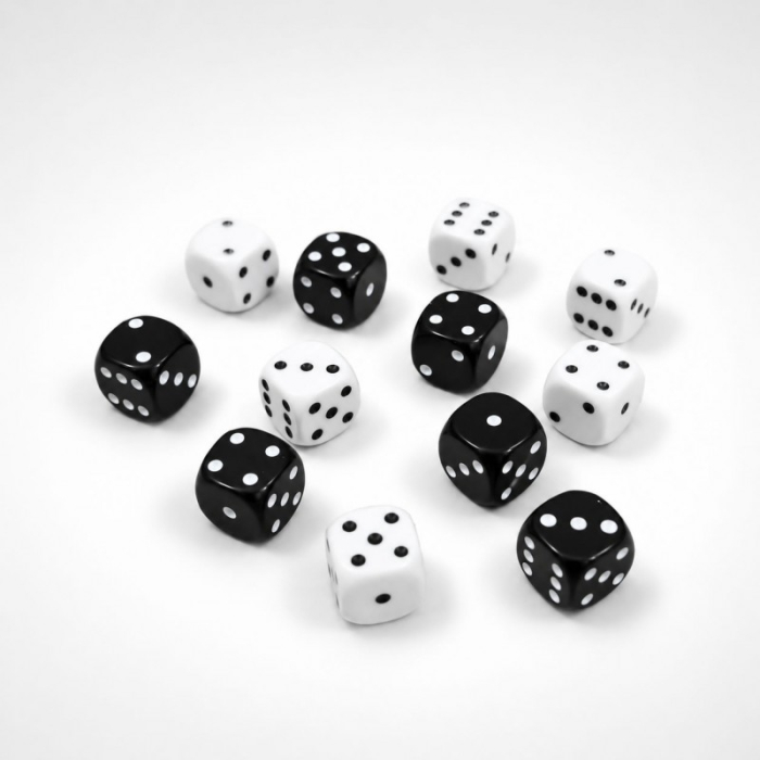 Set 12 zaruri 10 mm, bine finisate, pentru Table si alte jocuri [2]