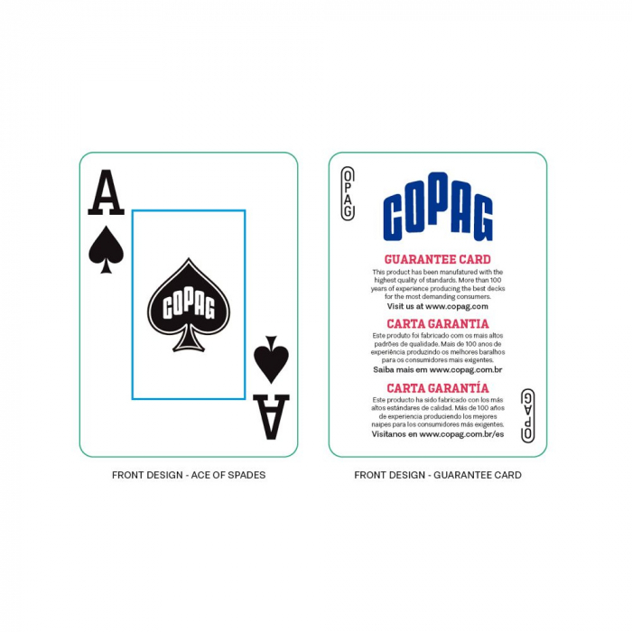 Set 2 pachete carti de joc poker oficiale World Series of Poker - WSOP, de competitie, 100% plastic, model 2025 [4]