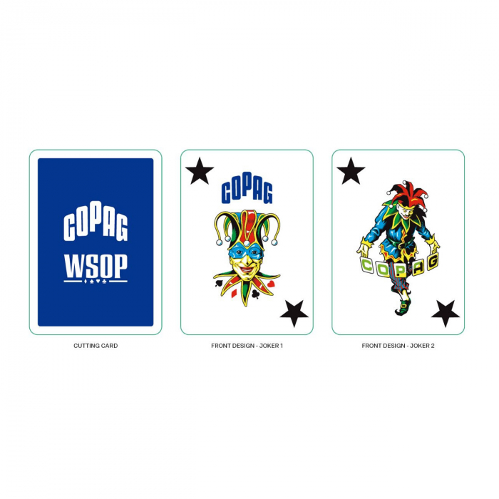 Set 2 pachete carti de joc poker oficiale World Series of Poker - WSOP, de competitie, 100% plastic, model 2025 [5]