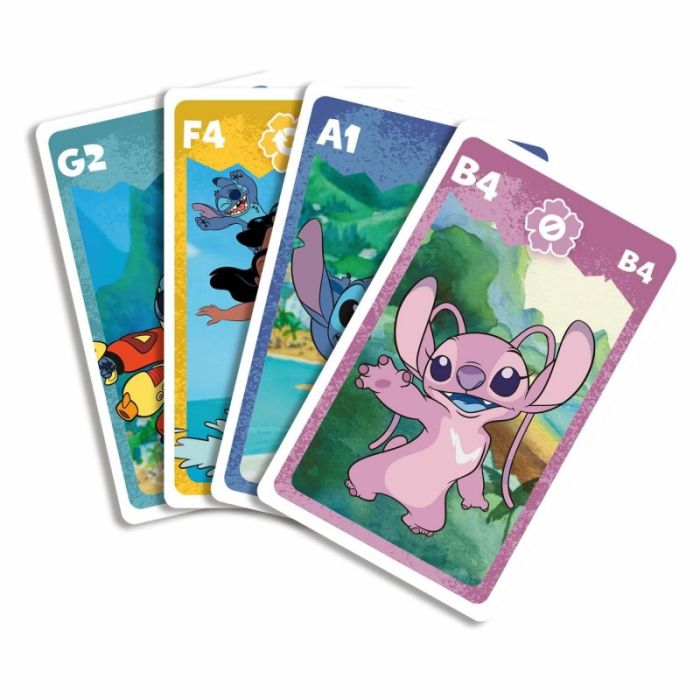 Set jocuri cu carti 4 in 1, Stitch, pentru 2-4 jucatori de peste 4 ani [2]