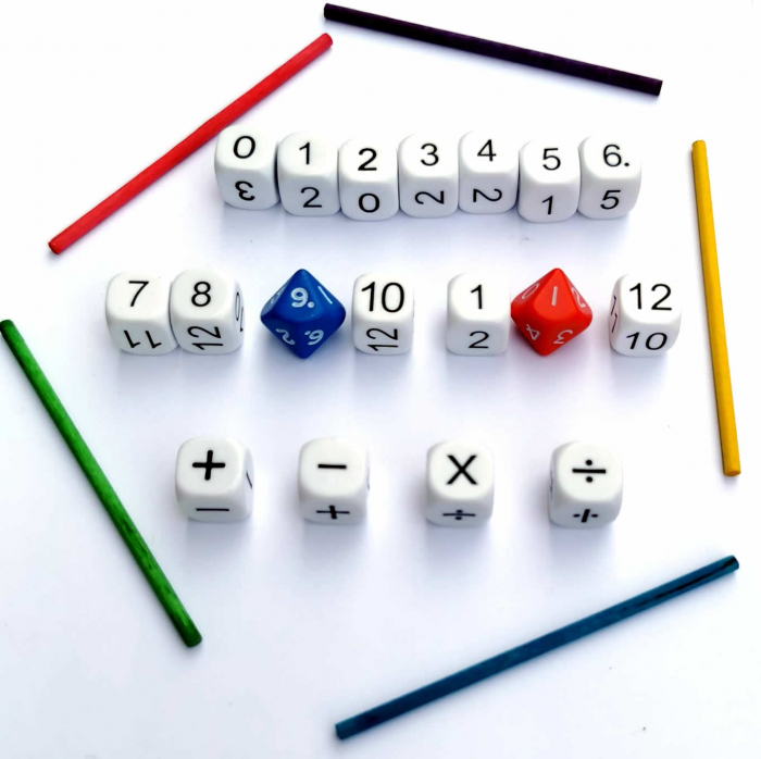 ZARITMETICA - Set de 10 jocuri cu zaruri, educative si distractive, pentru exersarea aritmeticii si logicii [3]