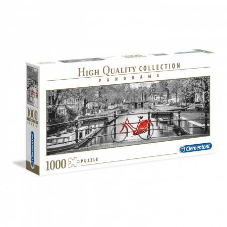 Puzzle Clementoni High Quality Collection "Amsterdam", 1000 piese, panoramic, dimensiuni 98 x 33 cm [0]