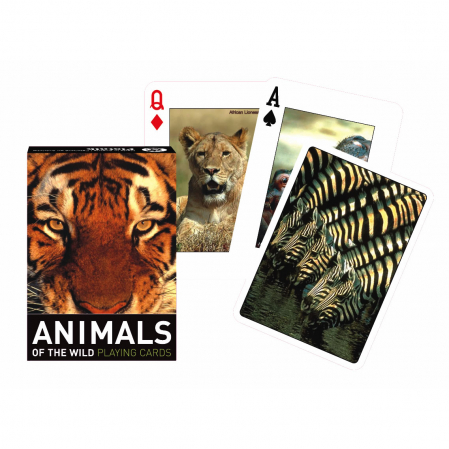 Carti de joc de colectie - Carti de joc de colectie cu tema "Animals of the Wild"