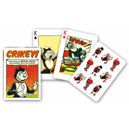 Carti de joc - Carti de joc de colectie cu tema "Crickey the Cat - Classic British Comics"