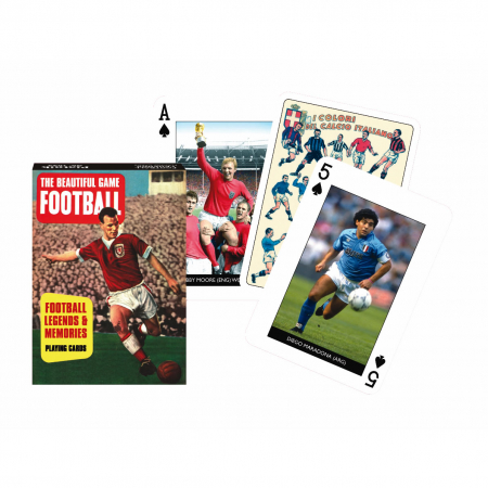 Carti de joc de colectie - Carti de joc de colectie cu tema "Football - Legends and Memories"