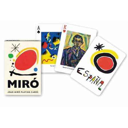 Carti de joc - Carti de joc de colectie cu tema "Joan Miro"