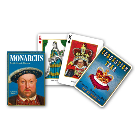 Carti de joc - Carti de joc de colectie cu tema "Monarchs"
